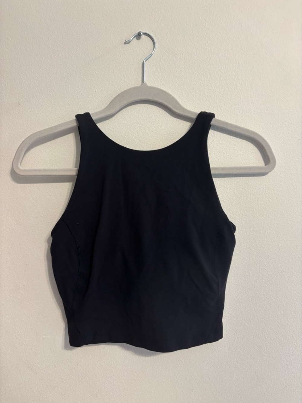 lululemon athletica Black Cropped Tank